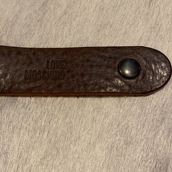 Moschino Leather Belt w/ Purse - Picture 4 of 7